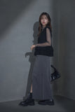２WAYモヘアフリルベスト　BLACK