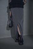 ドットTRツイルストレートスカート　GRAY