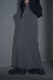 ドットTRツイルストレートスカート　GRAY