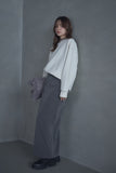 ドットTRツイルストレートスカート　GRAY