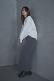ドットTRツイルストレートスカート　GRAY