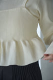 フリルビスチェSETトップス　IVORY