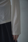 シアーベロアカシュクールトップス　IVORY