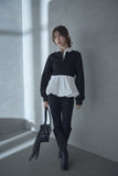 ポンチバルーンポロトップス　BLACK