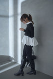 ポンチバルーンポロトップス　BLACK