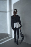 ポンチバルーンポロトップス　BLACK