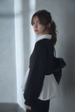 ポンチバルーンポロトップス　BLACK