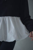ポンチバルーンポロトップス　BLACK