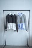 ポンチバルーンポロトップス　GRAY