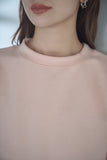 ポンチオーバーサイズスウェットトップス PINK