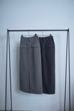ドットTRツイルストレートスカート　GRAY