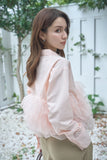 フリルドッキングシャツ　PINK