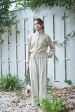 MIX ハイネックプルオーバー　BEIGE