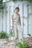MIX ハイネックプルオーバー　BEIGE