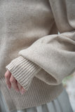 MIX ハイネックプルオーバー　BEIGE