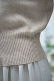 MIX ハイネックプルオーバー　BEIGE
