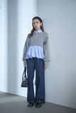 ポンチバルーンポロトップス　GRAY