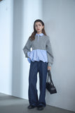 ポンチバルーンポロトップス　GRAY