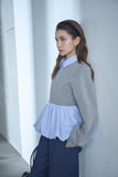 ポンチバルーンポロトップス　GRAY