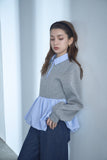 ポンチバルーンポロトップス　GRAY