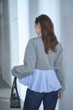 ポンチバルーンポロトップス　GRAY
