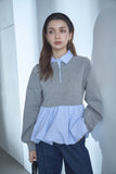 ポンチバルーンポロトップス　GRAY
