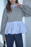 ポンチバルーンポロトップス　GRAY