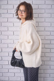 ブークレーキーネックフードトップス　IVORY