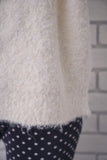 ブークレーキーネックフードトップス　IVORY