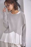 【2点SET】ニット＋キャミアンサンブル　GRAY