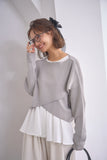 【2点SET】ニット＋キャミアンサンブル　GRAY