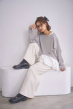【2点SET】ニット＋キャミアンサンブル　GRAY