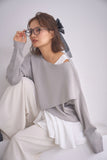 【2点SET】ニット＋キャミアンサンブル　GRAY