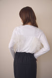 2wayチュールロングTシャツ　IVORY