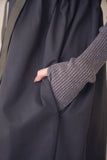タックプリーツワンピース　BLACK