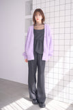 フェザーカーディガン　PURPLE