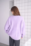 フェザーカーディガン　PURPLE