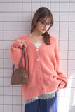 フェザーカーディガン　PINK