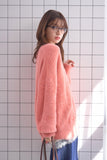 フェザーカーディガン　PINK