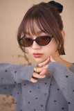ドットクルーネックカーディガン　GRAY