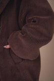 テディボアミドルコート　BROWN
