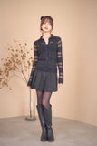 シアーフェザーボ－ダーポロニットトップス　BLACK