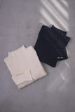 BASICハイネックリブニット　BLACK