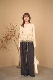 2wayフリルニットトップス　IVORY
