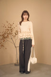 2wayフリルニットトップス　IVORY