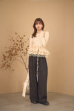 2wayフリルニットトップス　IVORY