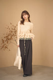 2wayフリルニットトップス　IVORY