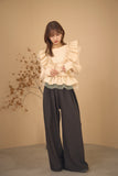 2wayフリルニットトップス　IVORY