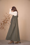 タックプリーツワンピース　KHAKI