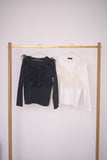 2wayチュールロングTシャツ　IVORY